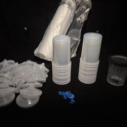 SPS/PPS 1.0 Paint Cup Kit (50 Sets) + Masking Film – Auto Paint Supply
