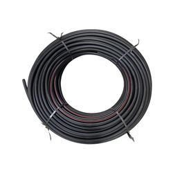 3/4" LP940 Drip Tubing — Red / Blue Stripe PE Irrigation Pipe — 500 FT