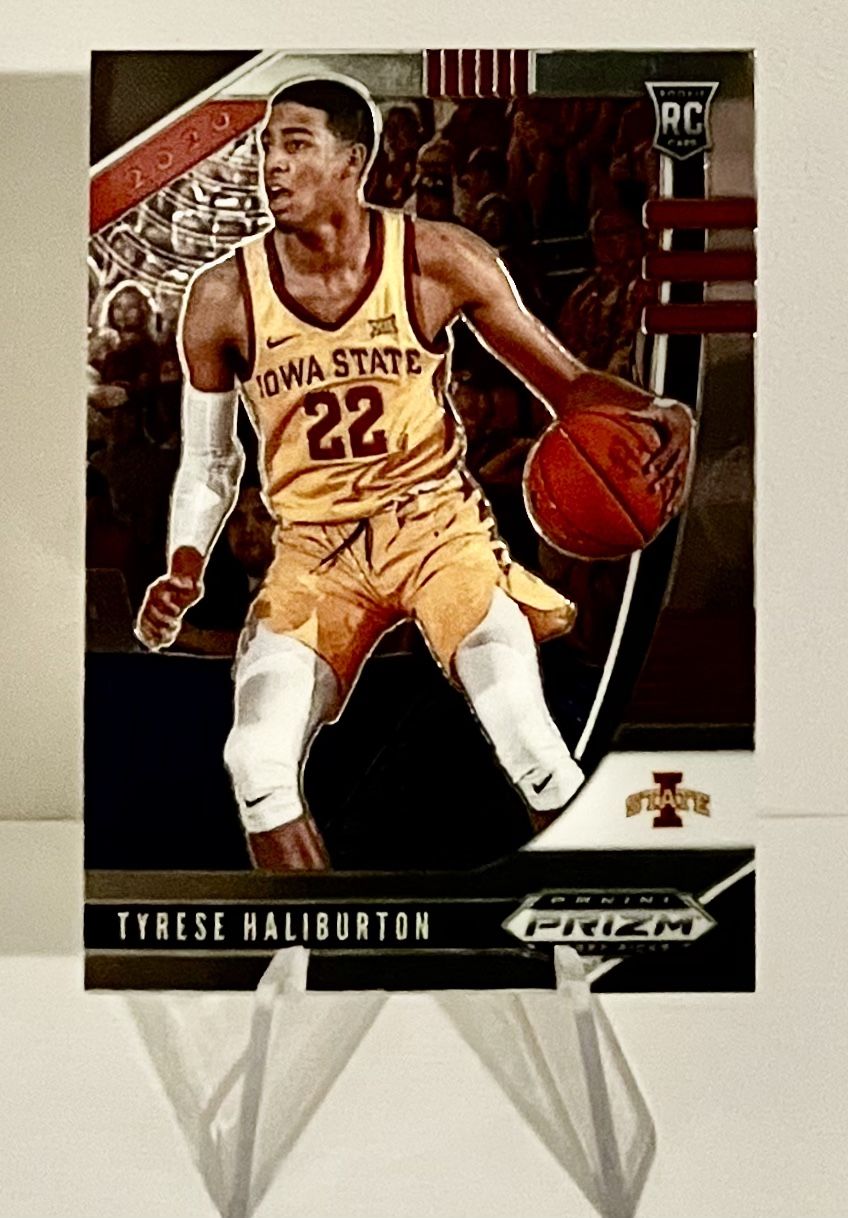 2020 Panini Prizm Draft Picks TYRESE HALLIBURTON RC #50 Indiana Pacers