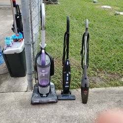 3 Vacuum Cleaners Each Wjth There Own Price