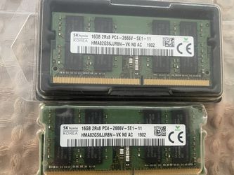 SK HYNIX 16GB 2RX8 DDR4 SO-DIMM 2666MHz