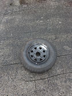 Trailer tires and wheels