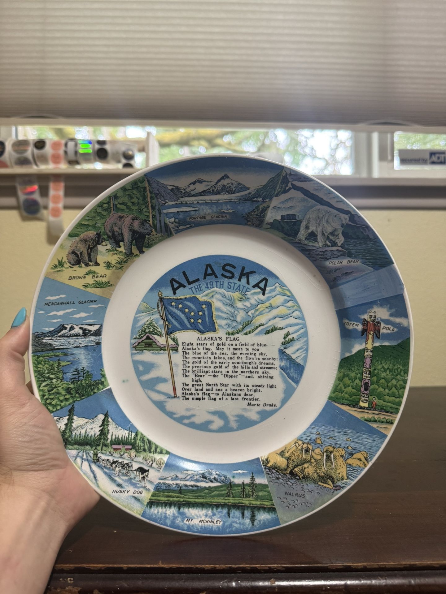 Alaska 49th State Collectors Plate