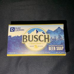 BRAND NEW  - Duke Cannon Busch Beer 10 oz Bar Of Soap