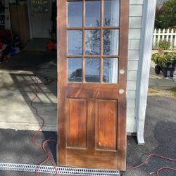 Free Solid Wood 32” X 80” Exterior Door