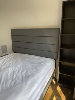 IKEA Eidsberg Headboard Matress Boxspring Bed Frame for