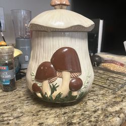 Ceramic Mushroom Jars