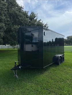 🦅 Quality Cargo Enclosed Trailer 7x14 Ta Tandem Axle Polycore  Brand 🆕 0.080🔥