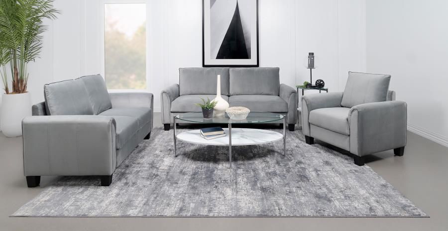 3-piece Upholstered in red only