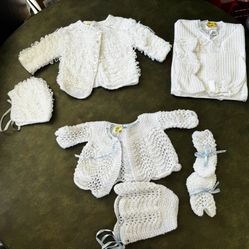 Baby Crochet Coats, Hats & Booties (See Description for prices additional info)