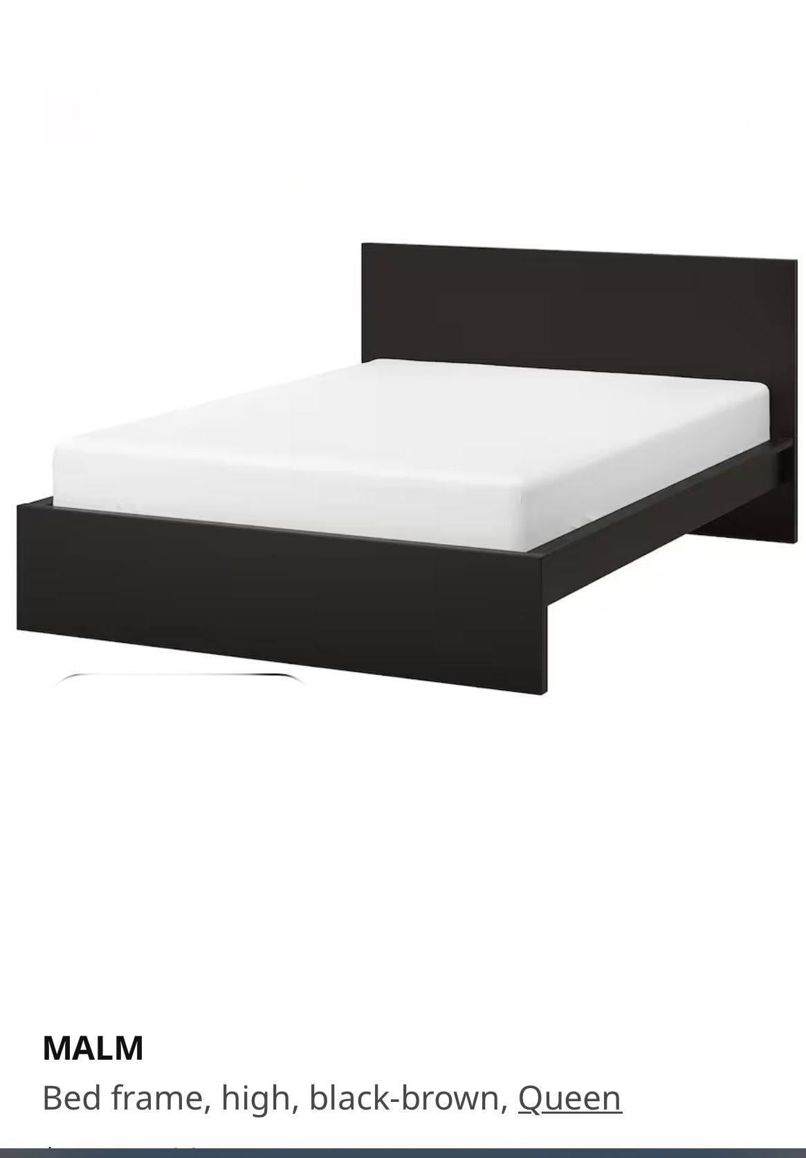 Queen Sized Ikea Malm Bed Frame 