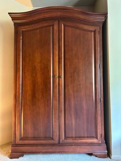 Thomasville solid wood cherry wardrobe / armoire