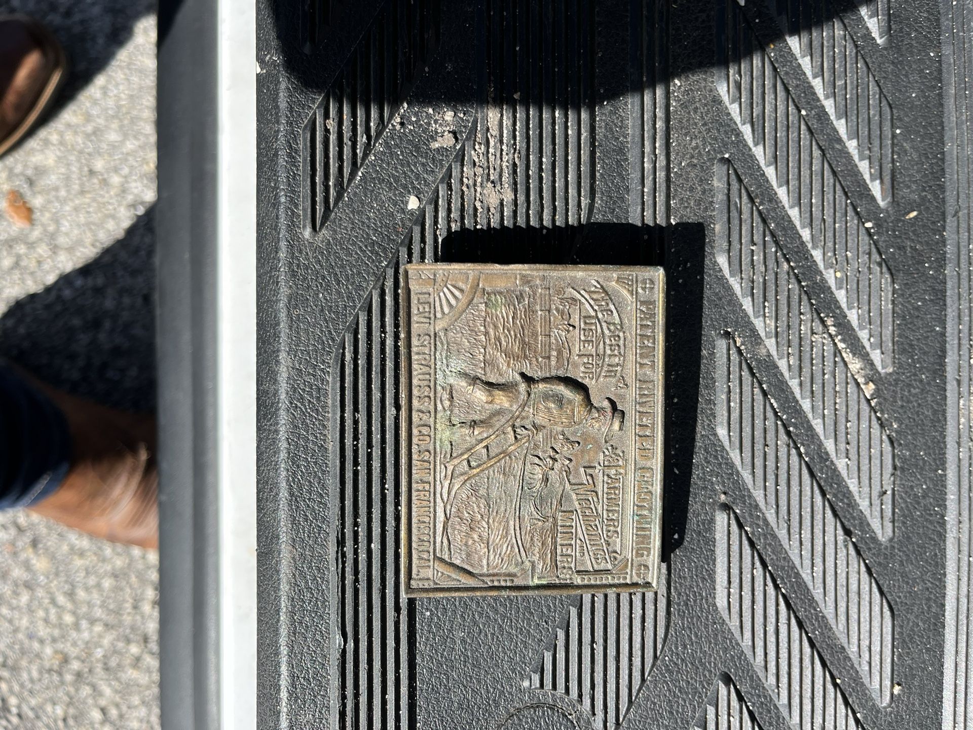 Levi Strauss vintage 1976 belt buckle