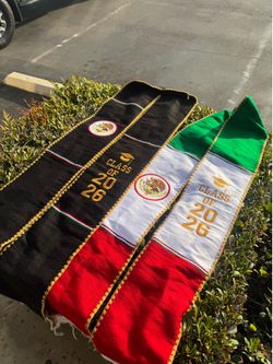 Graduation Stash Stole Leo Mexico