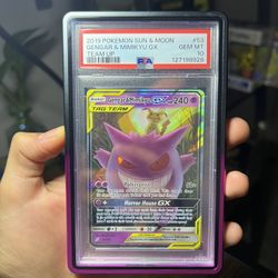 Pokémon Cards Gengar & Mimikyu GX Tag team PSA 10