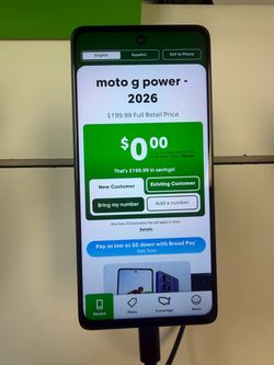 Get the 2026 Moto G Power for FREE when you switch to Cric ket!