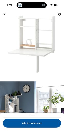IKEA IVAR WALL MOUNTED DESK