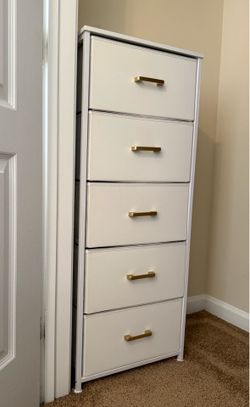 5-Drawer Vertical Storage (white)