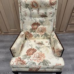 Our Floral Chair Needs A New Home Now