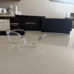 Chromeheart clear glasses