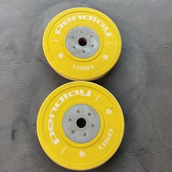 Olympic Bumper Weights Plates 15kg Pair Set Pendlay USA 66lbs Total