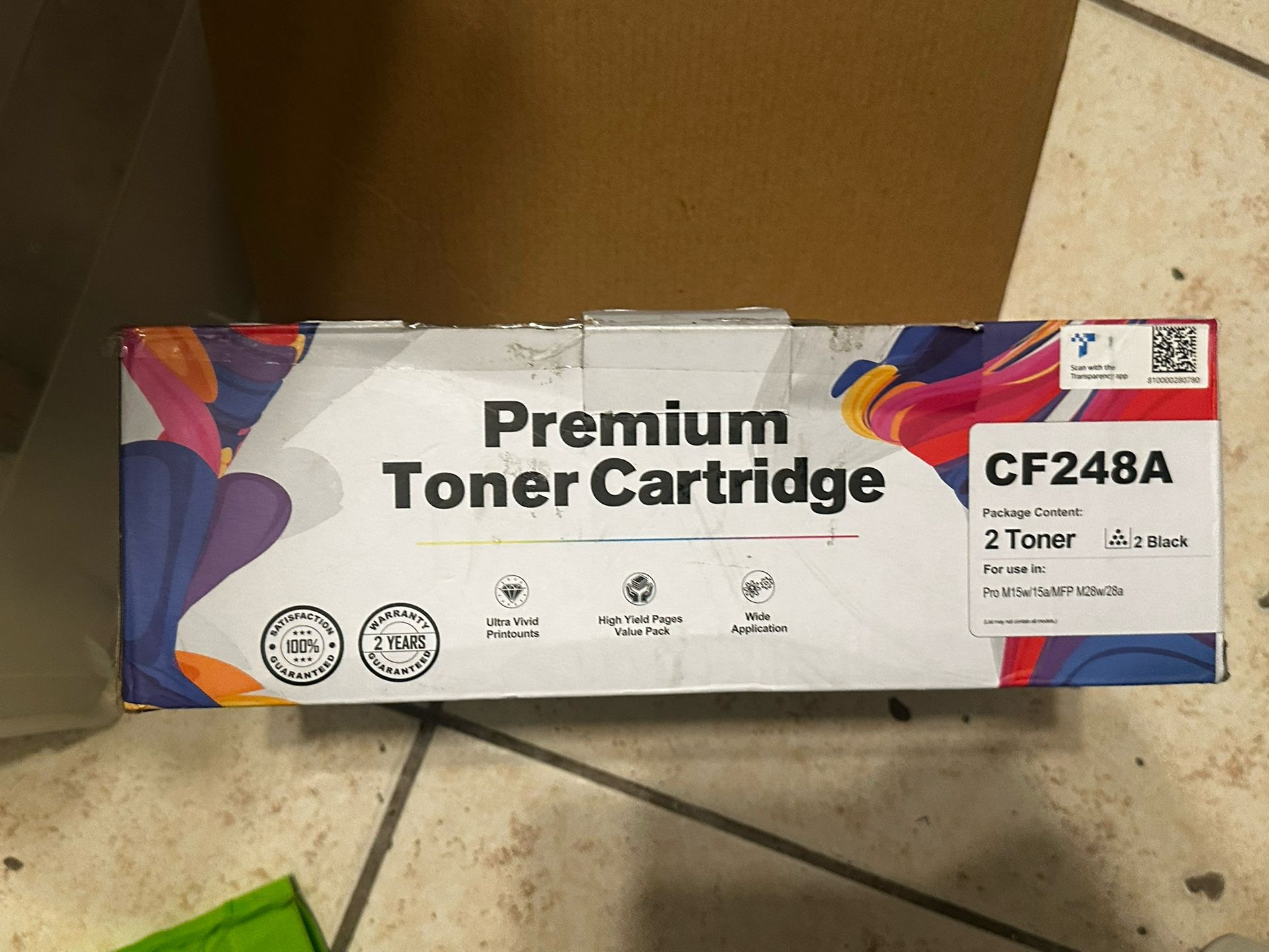 l “Premium Toner Cartridge” 2-pack for HP 48A (CF248A)