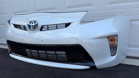 WHITE PERL TOYOTA PRIUS 2012 2013 2014 2015 FRONT BUMPER