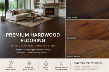 Premium Hardwood Flooring- Hickory