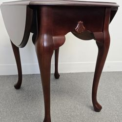 Vintage Cherry Drop-Leaf Table