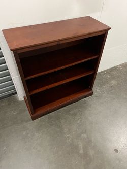 Mahogony Solid wood modern bookshelf