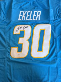 Austin Ekeler • Autographed Los Angeles Chargers Jersey • PSA Certified