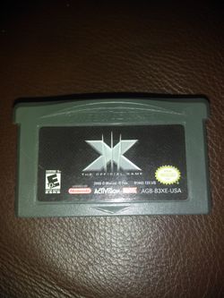XMen The Oficial Game for Nintendo Ds and Gameboy
