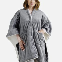 Luxurious Plush Heated Shawl