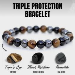 High quality Crystal healing protection affirmation  bracelets