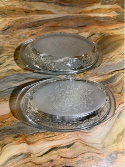 Princess House Fantasia Frosted Single Serve Covered Casseroles