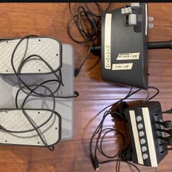 CH Products Flight Sim Yoke n Pro Pedals Serial n throttle quadrant USB Connection Gaming Control