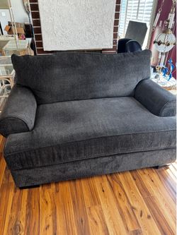 Dark grey Love seat