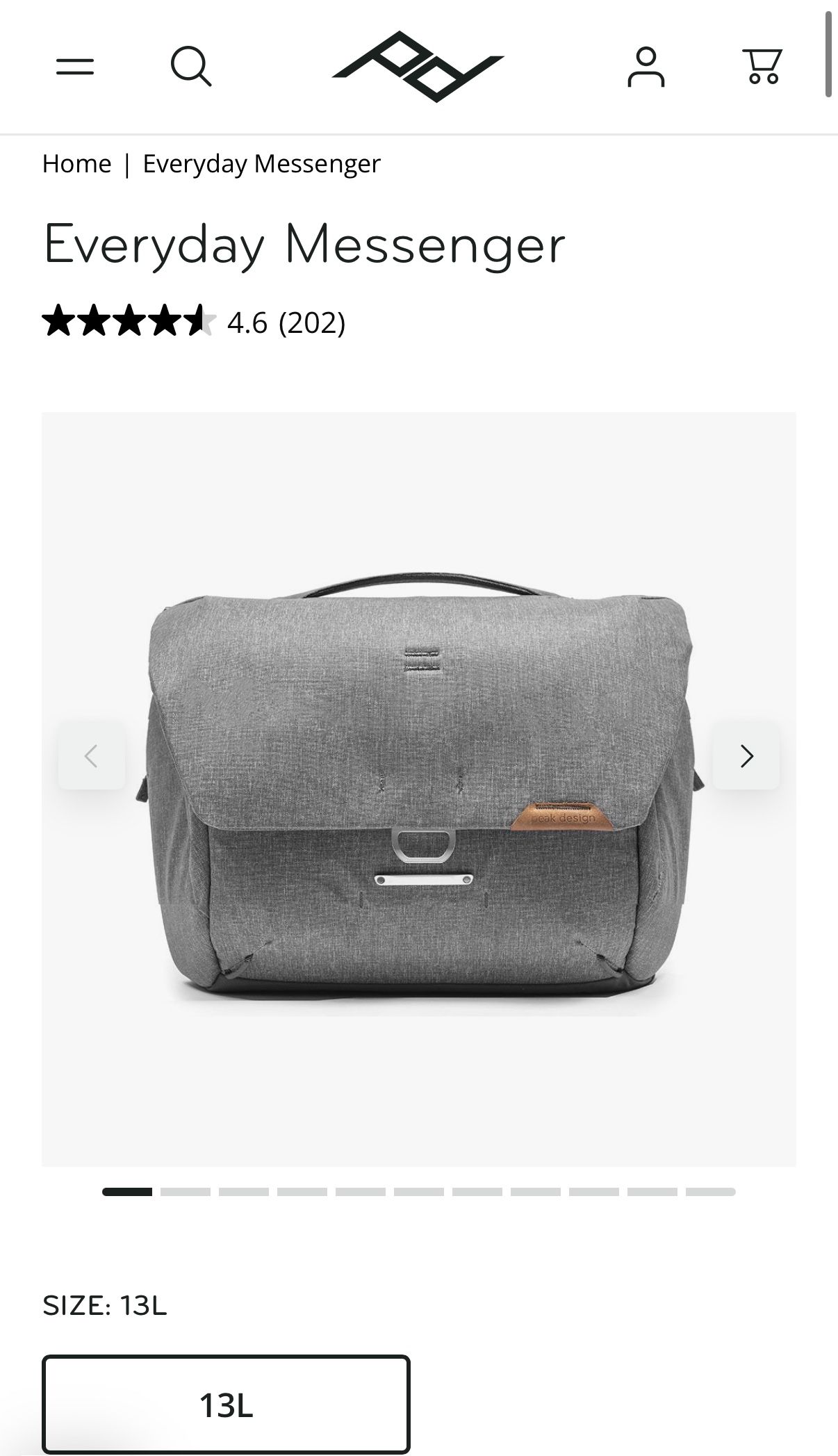 New Peak design Everyday Messenger