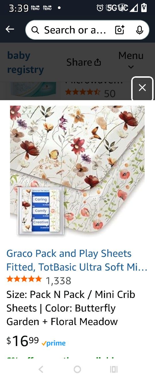 Tot Basics Fitted Sheets