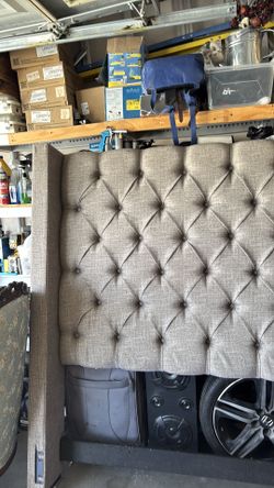 Cal King Upholstered Bed Frame