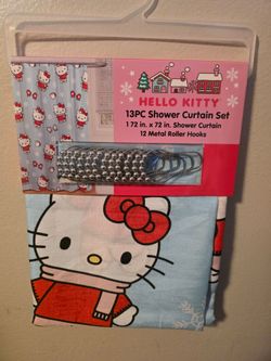 Hello Kitty 13PC Shower Curtain Set