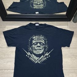 Y2K 2000s Rock Rebel Frankenstein’s Bolts Universal Monsters Shirt