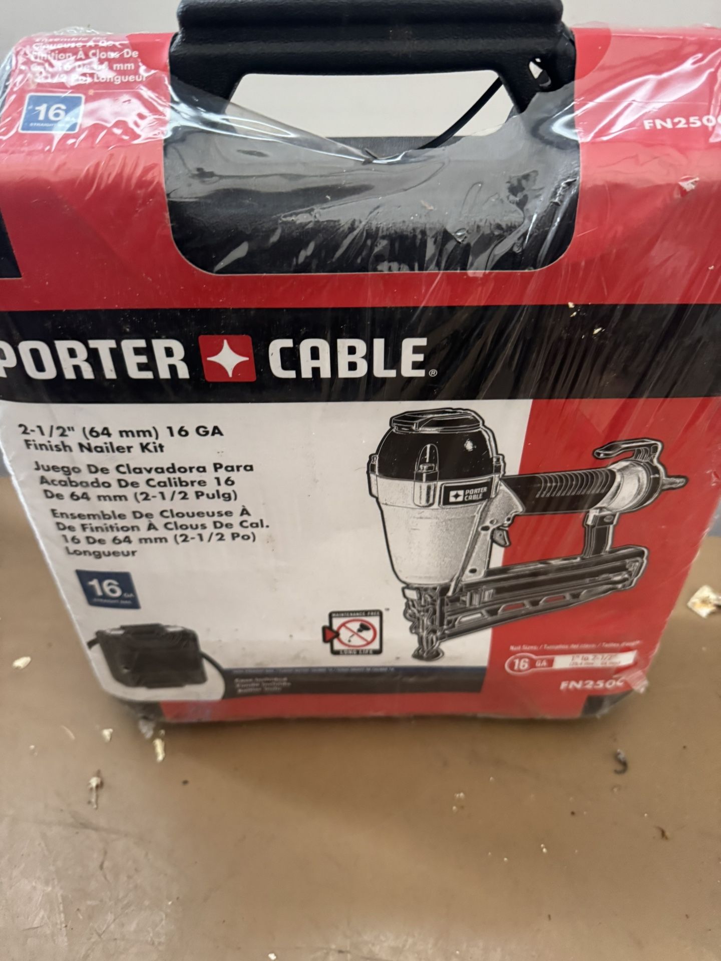 Porter cable 2-1/2 16 GA FINISH NAILER KIT