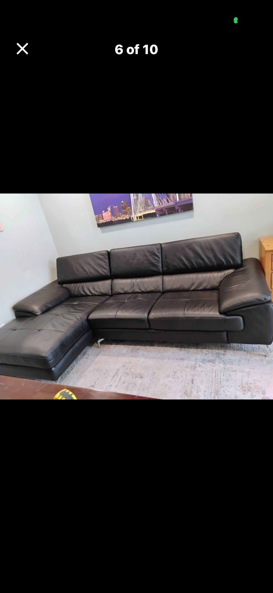 Nice Leather Couch