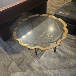 Antique Glass Table