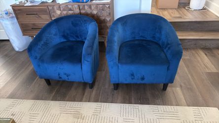 Two chairs sold as set