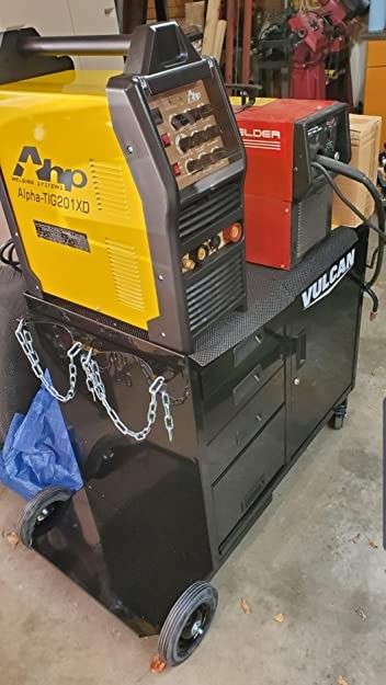 AHP AlphaTIG 203Xi 200 Amp IGBT AC DC Tig/Stick Welder with PULSE 110/220v