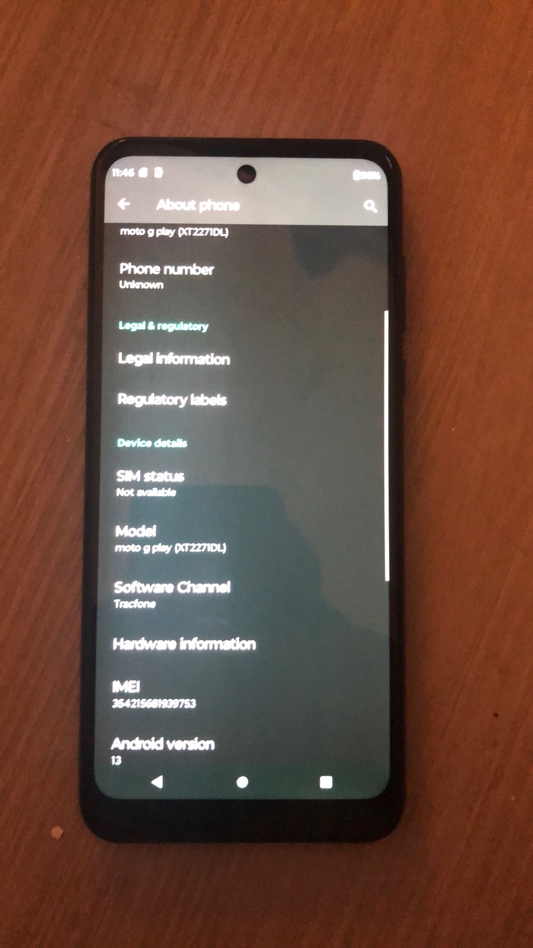 Motorola G Play Xt2271dl