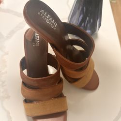 Alfani Womens Westi Faux Suede Dressy Heels Size 8.5