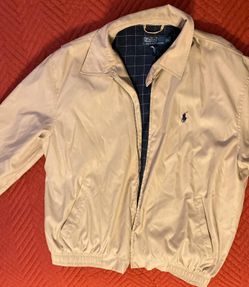 Mens size Large Tan Polo jacket